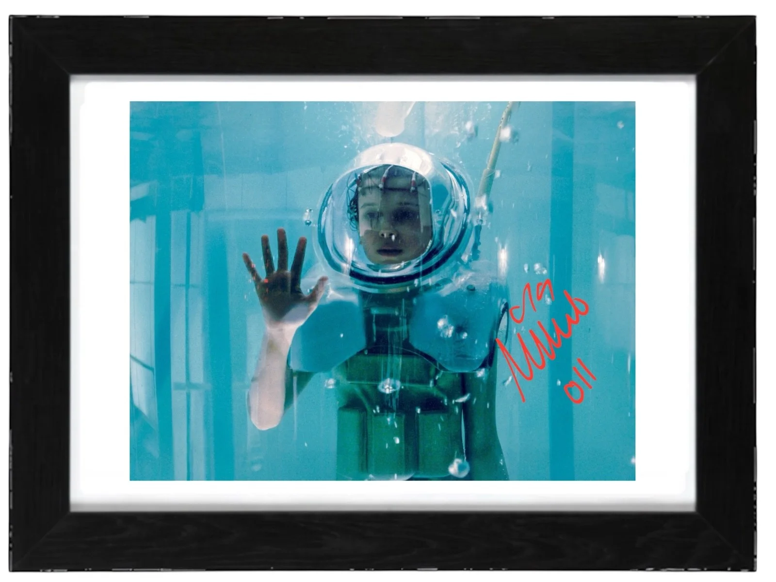 Millie Bobby Brown Signed Autograph PHOTO Pre Print 6x4/A4/ Framed, изображение 3