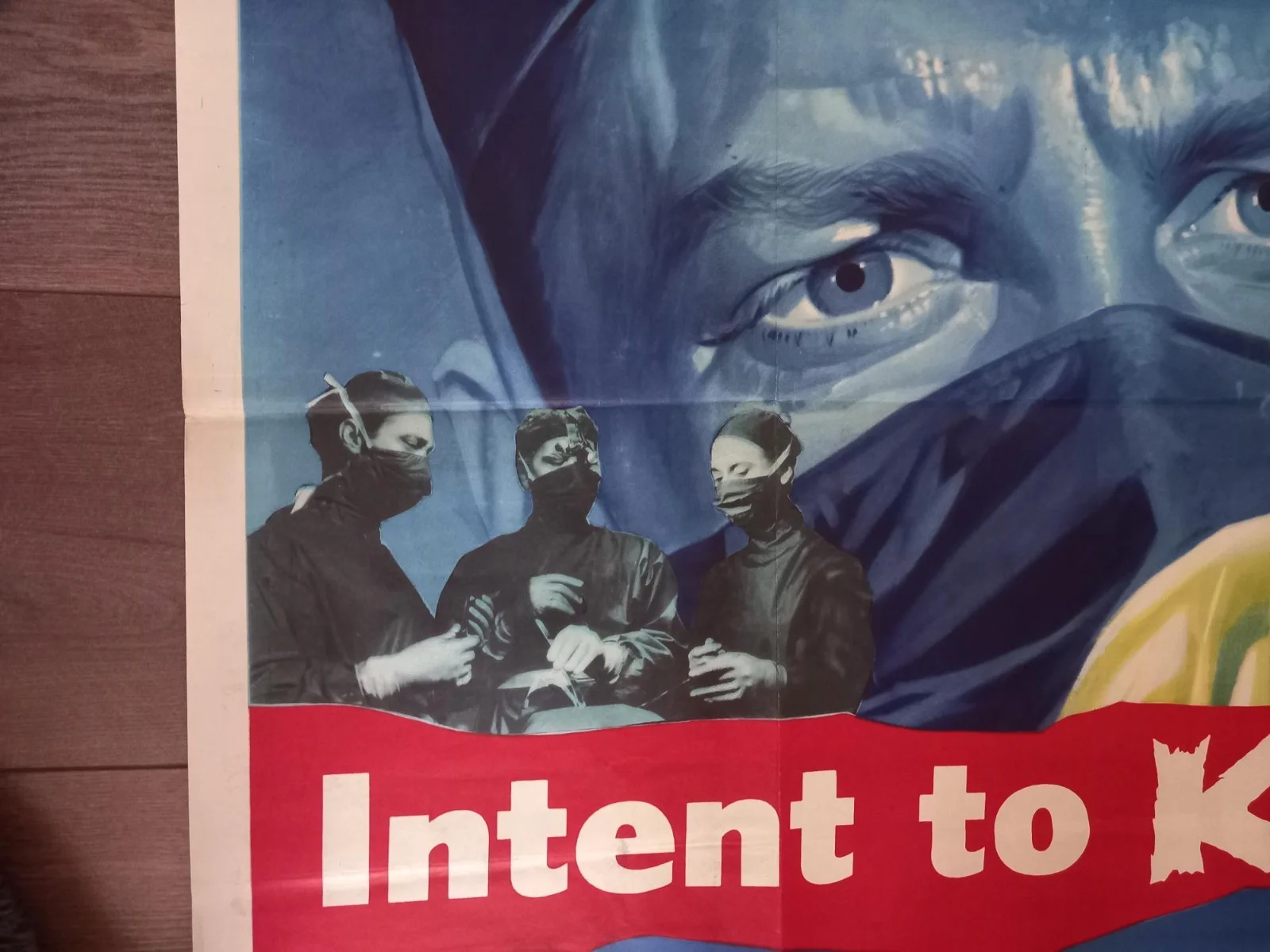 INTENT TO KILL 1958 BRITISH QUAD POSTER RICHARD TODD BETSY DRAKE HERBERT LOM, image 3