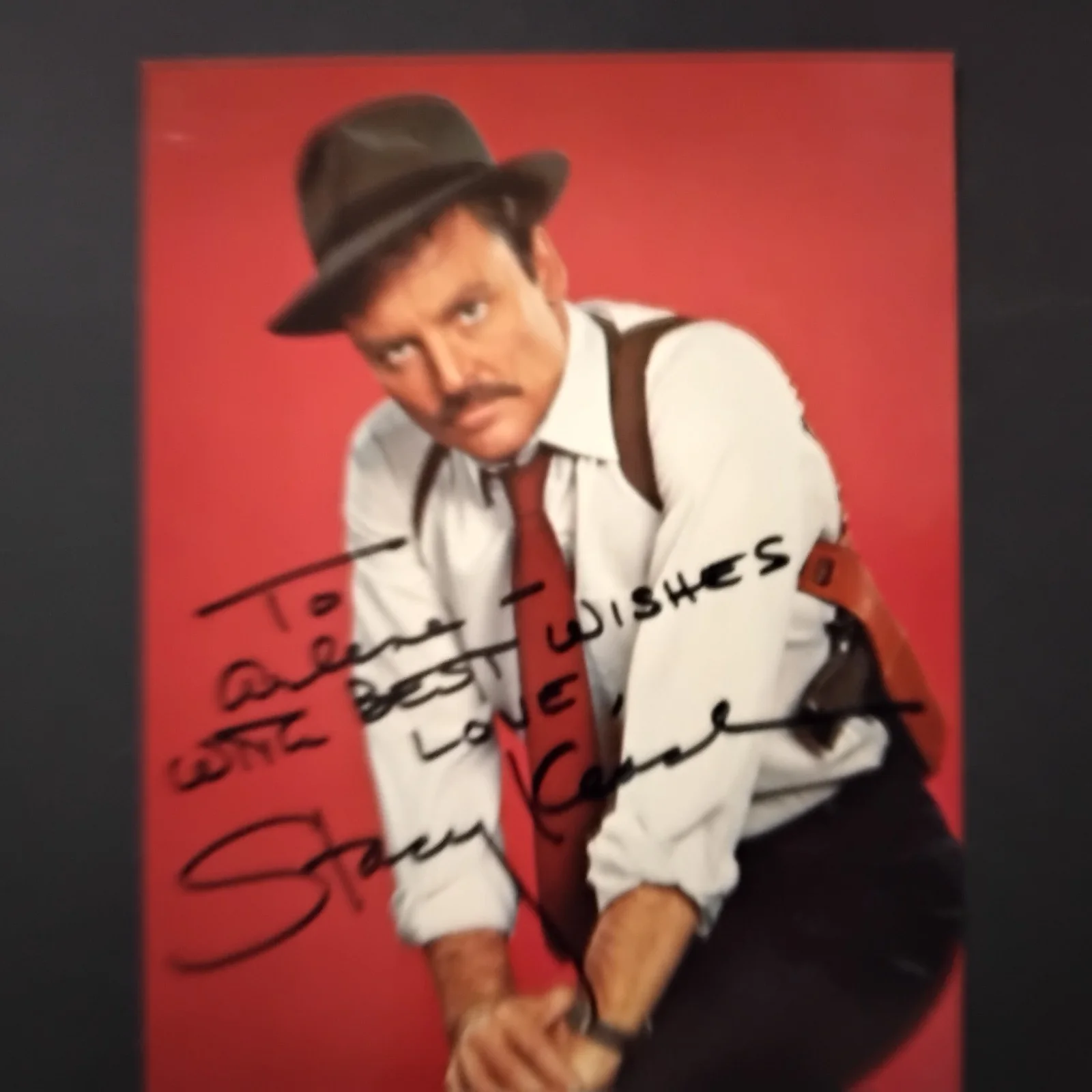Stacy Keach SIGNED 5x7 Photo Movie TV Actor Mike Hammer Fat City Titus Tough Guy, изображение 5