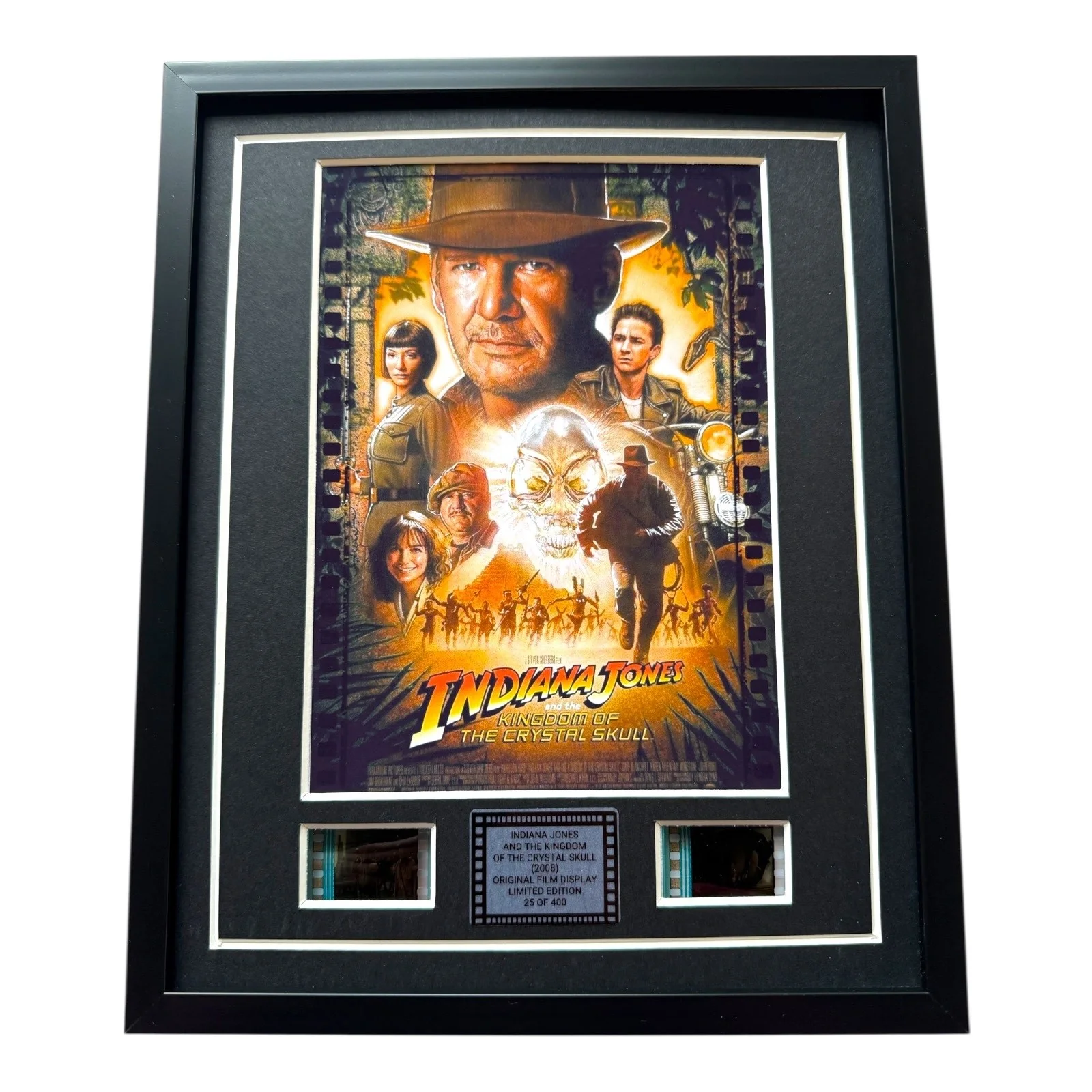 INDIANA jONES & THE CRYSTAL SKULL FRAMED FILM CELLS MEMORABILIA INCLUDES COA, изображение 2
