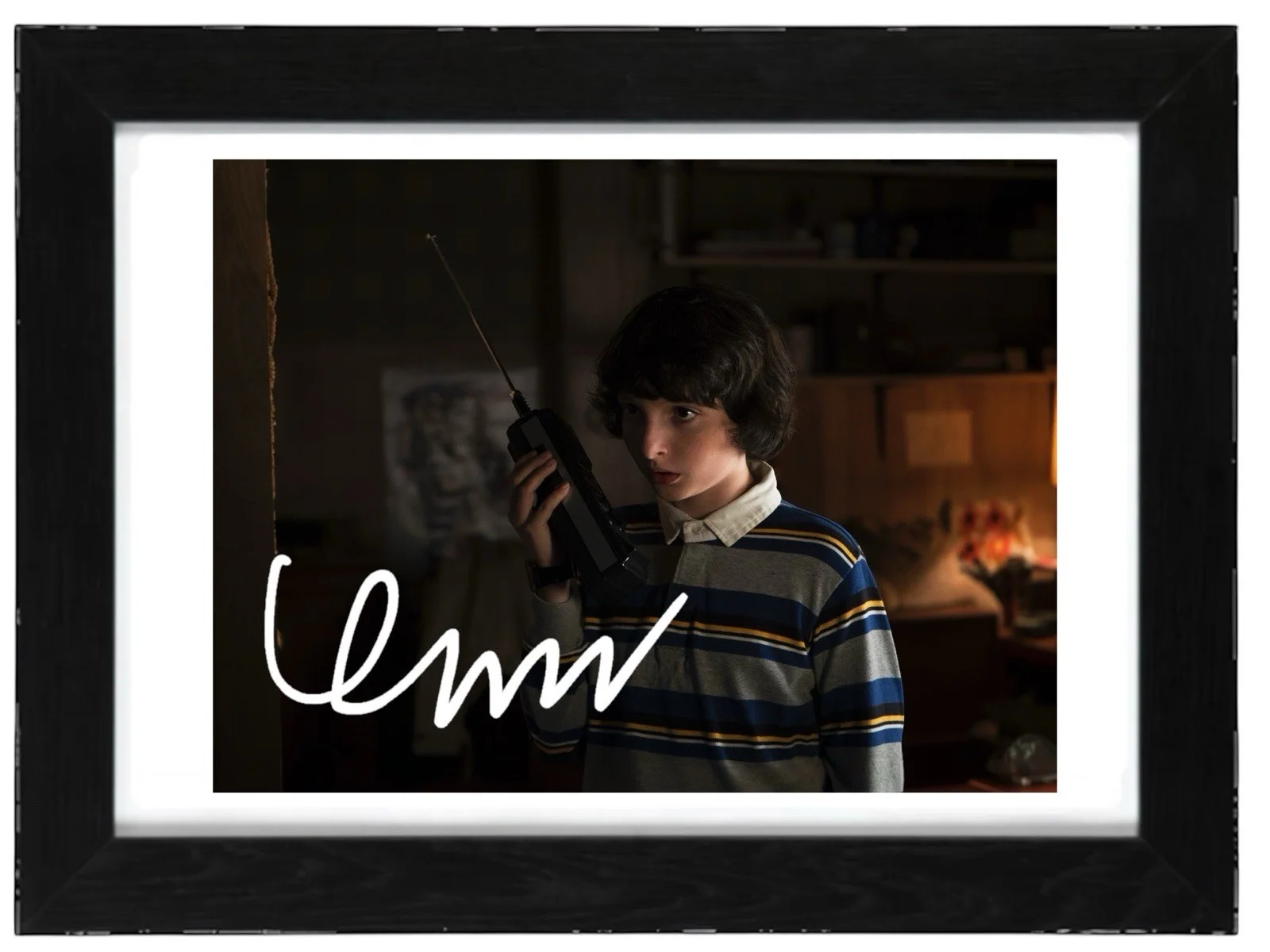 Finn Wolfhard Signed Autograph PHOTO Pre Print 6x4/A4/ Framed Stranger Things, изображение 2