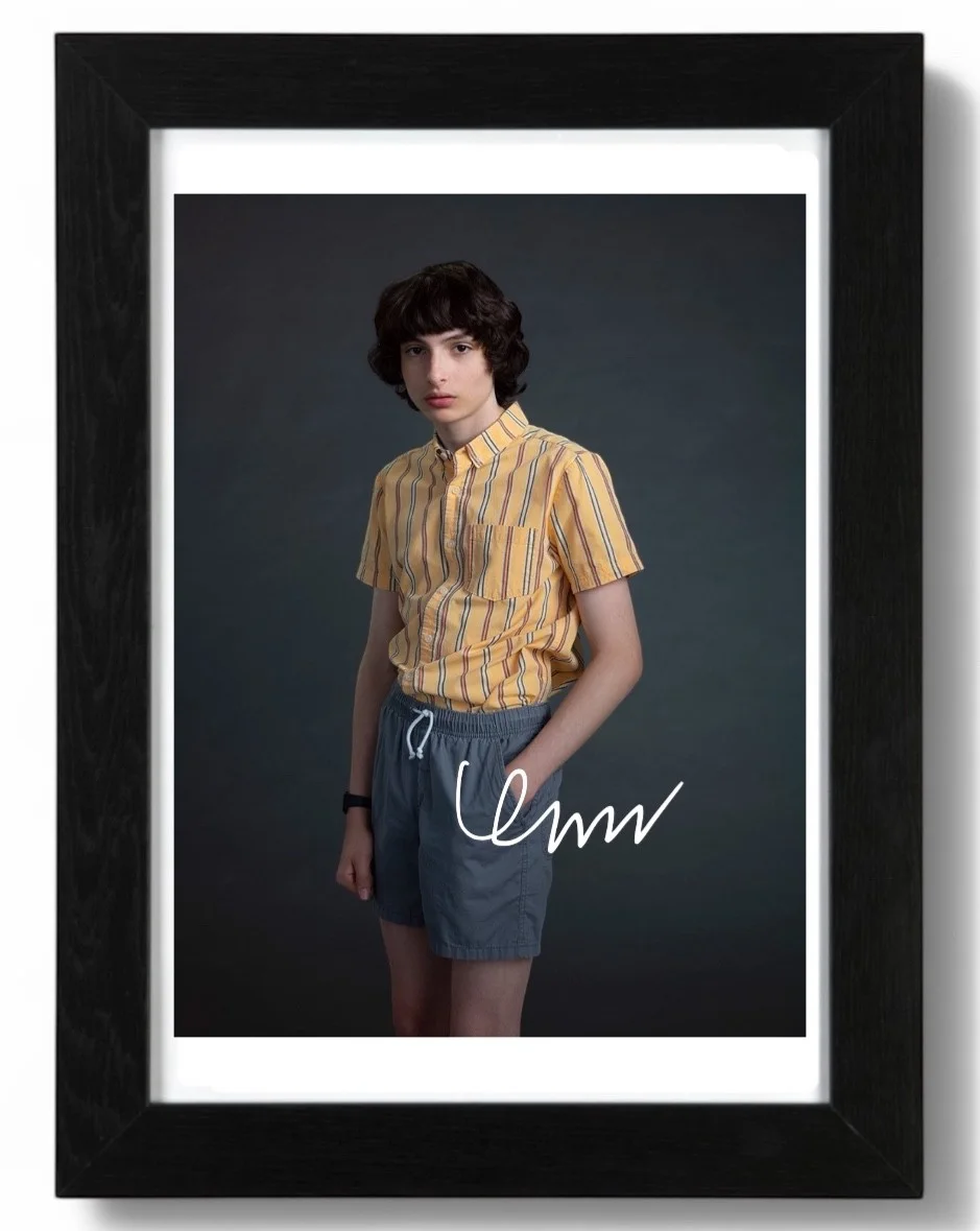 Finn Wolfhard Signed Autograph PHOTO Pre Print 6x4/A4/ Framed Stranger Things, изображение 3