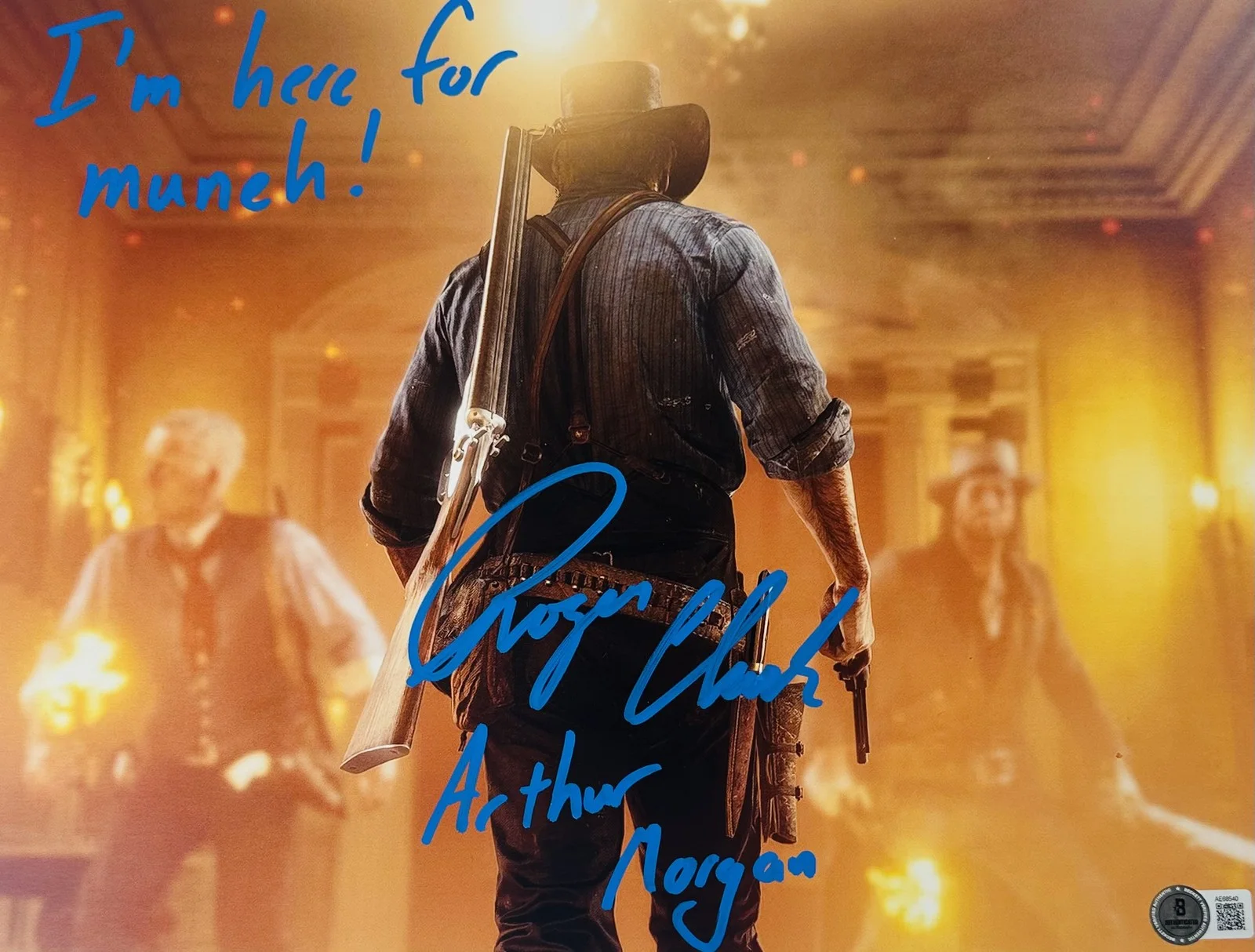 Roger Clark — Roger Clark signed 11x14 photo Red Dead Redemption Arthur Morgan autograph BAS 0