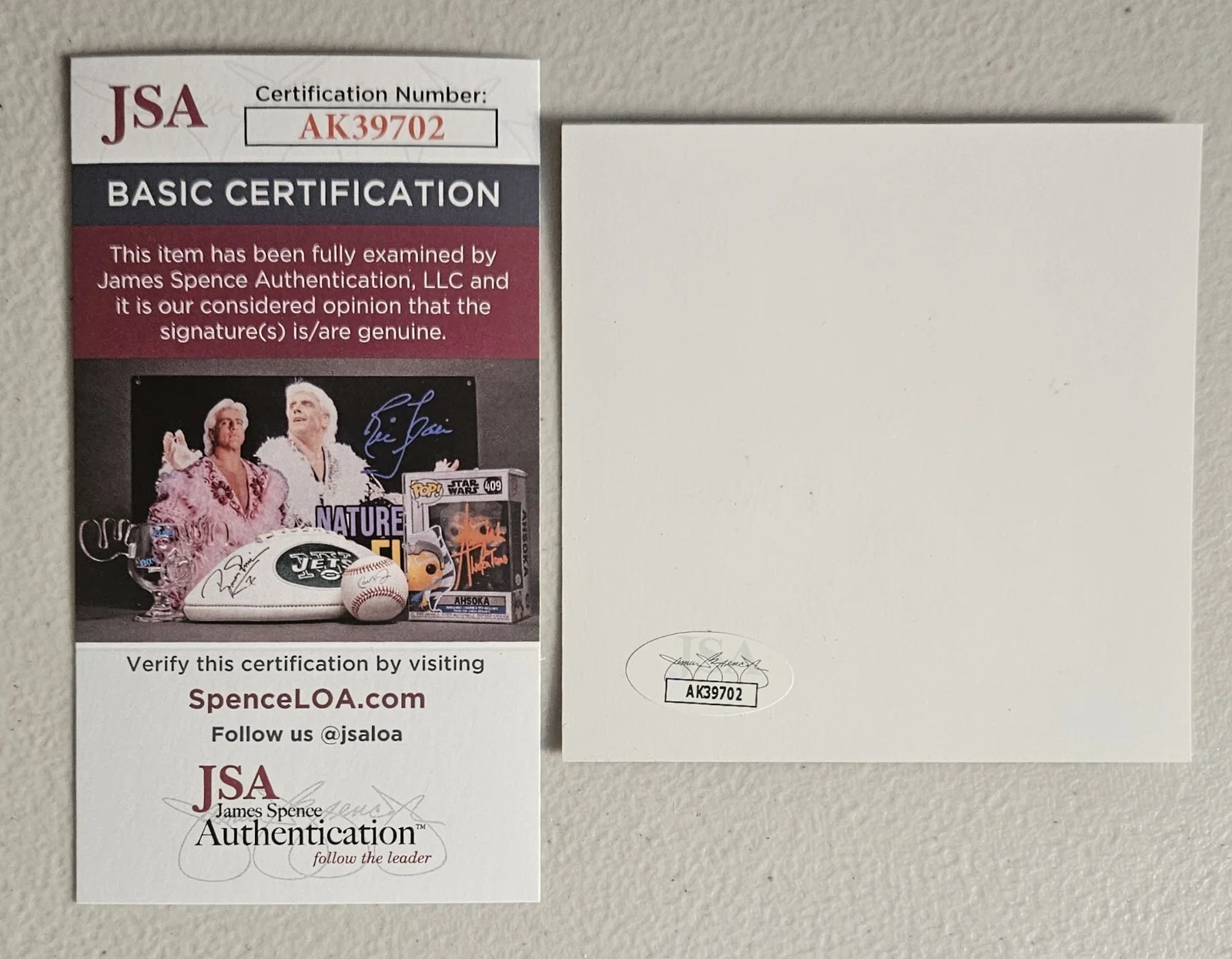 GENE SIMMONS And PAUL STANLEY Signed "Destroyer" KISS CD Insert JSA COA psa bas, image 2