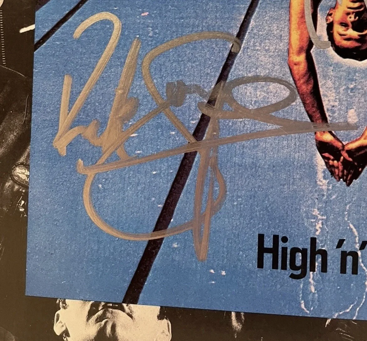 Def Leppard Signed x3 High and Dry Album Vinyl Record Joe Elliot Rick JSA COA, изображение 5