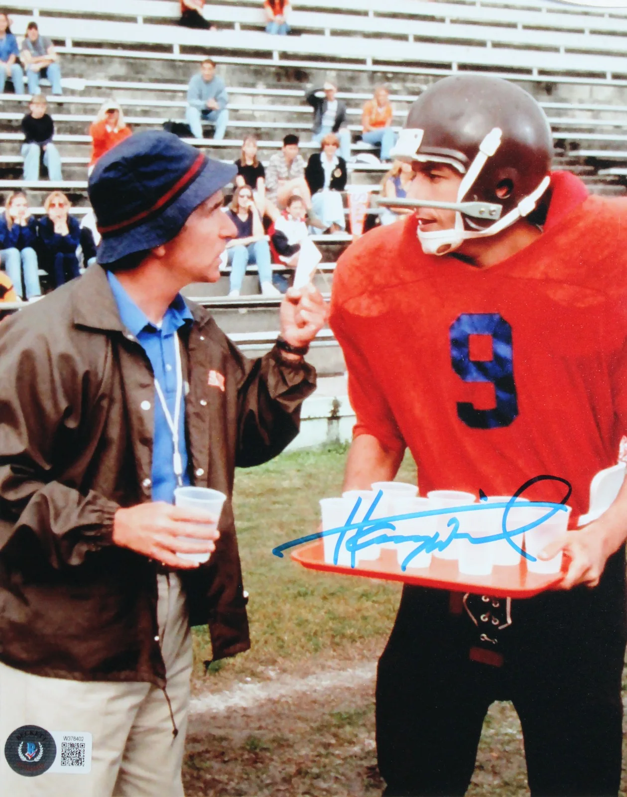Adam Sandler, Henry Winkler, Kathy Bates, Fairuza Balk — The Waterboy (4) Sandler, Winkler, Bates & Balk Signed Framed Display BAS LOA, изображение 4