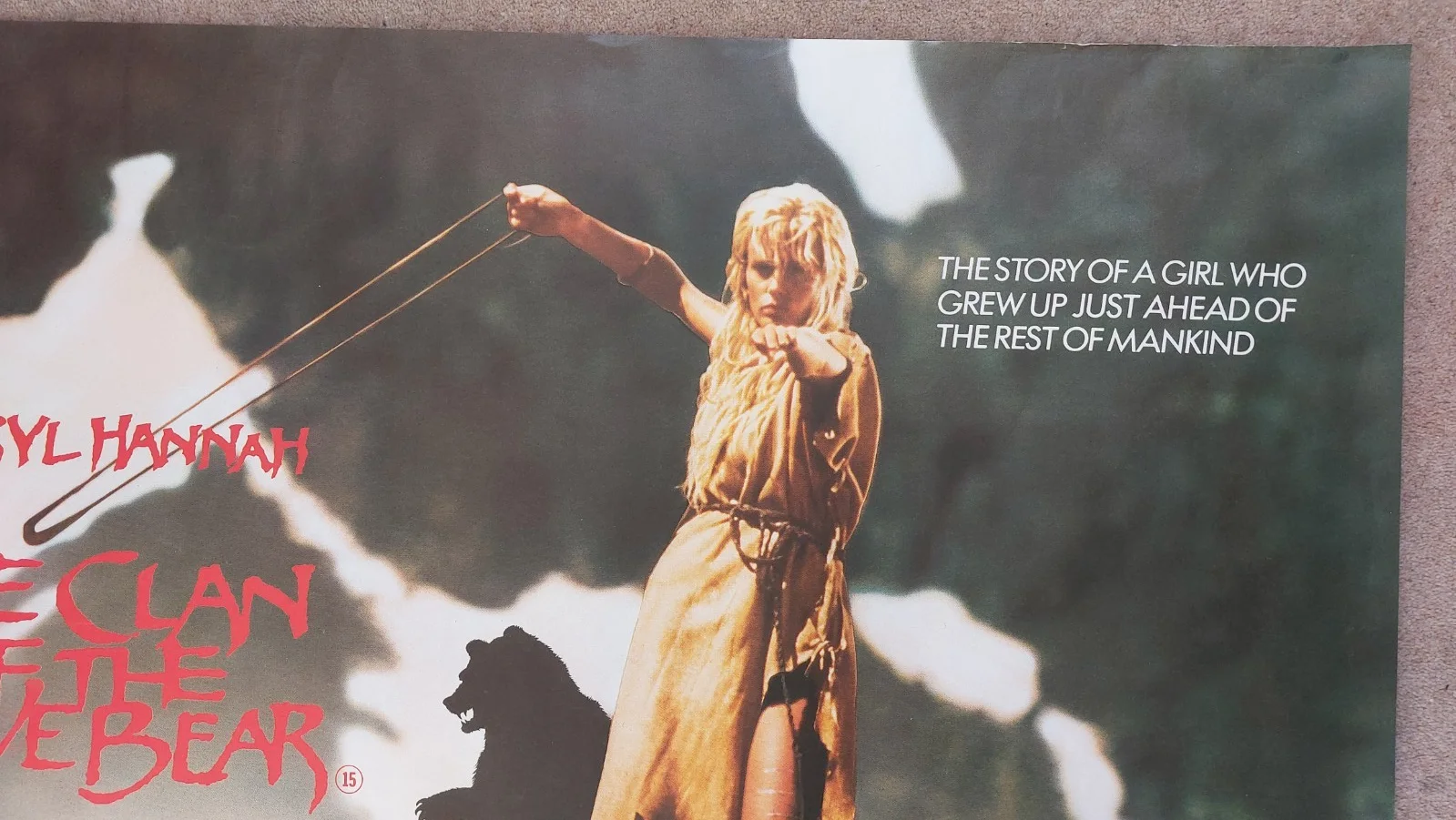 The Clan of the Cave Bear Original UK Quad Poster, изображение 5
