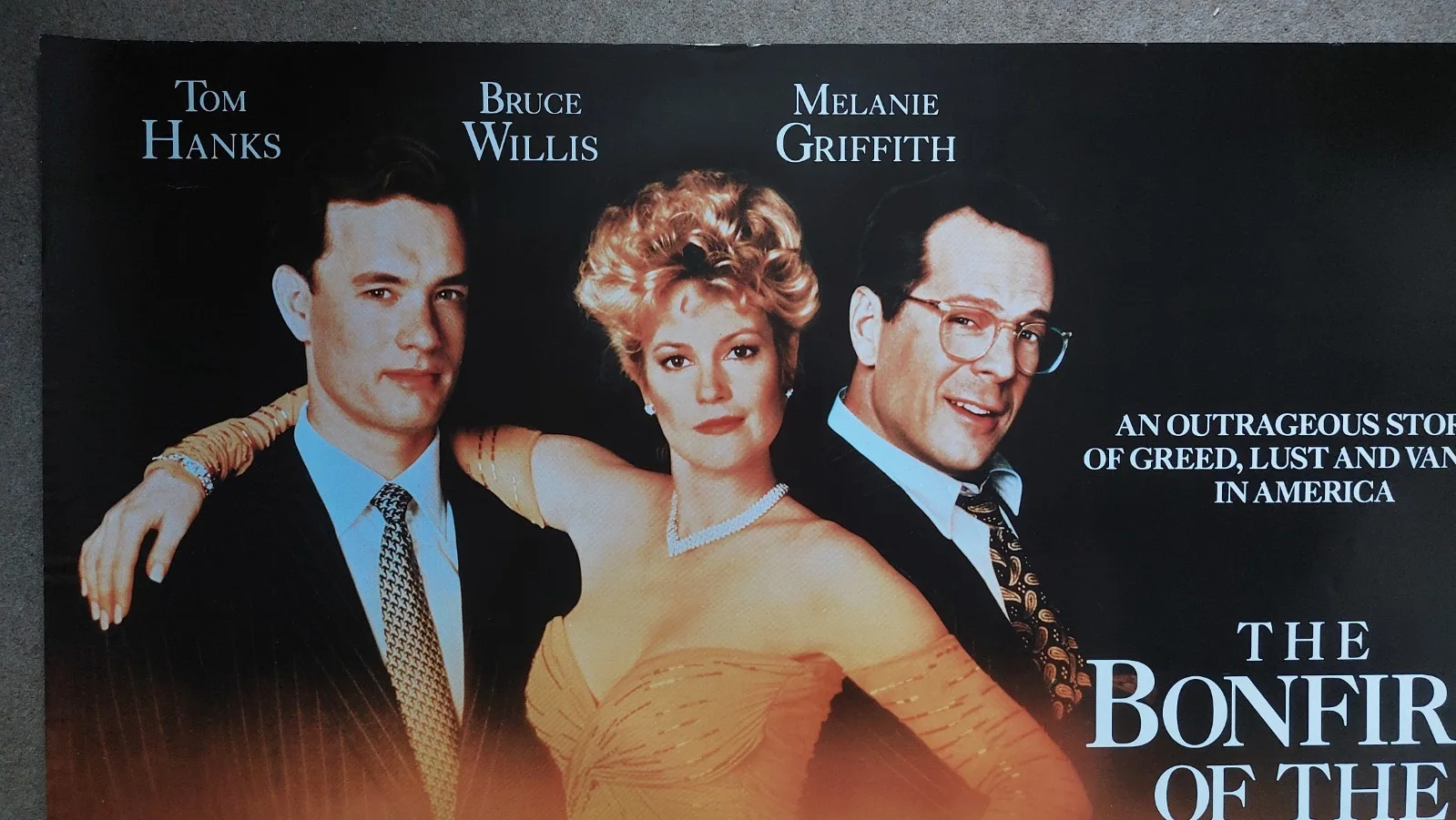 Bonfire of the Vanities Original UK Quad Poster, image 2