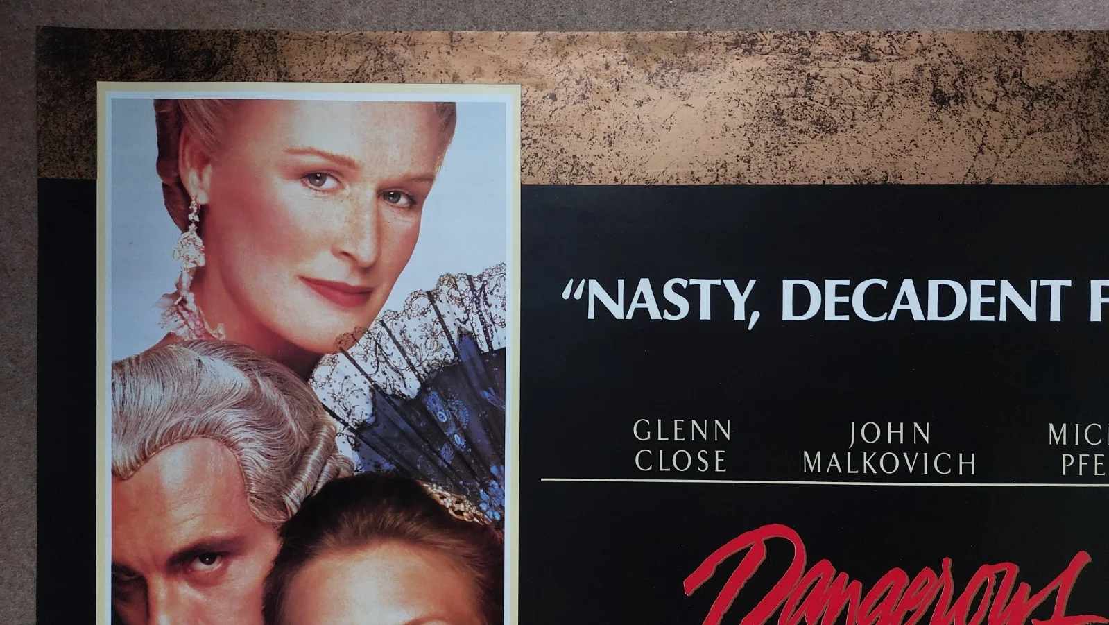 Dangerous Liaisons Original UK Quad Poster, изображение 2