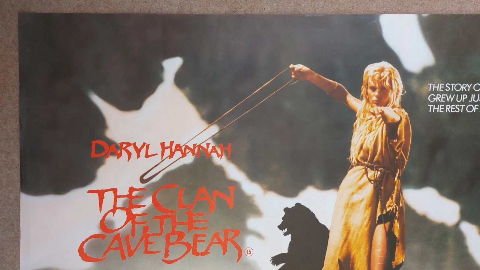 The Clan of the Cave Bear Original UK Quad Poster, изображение 2