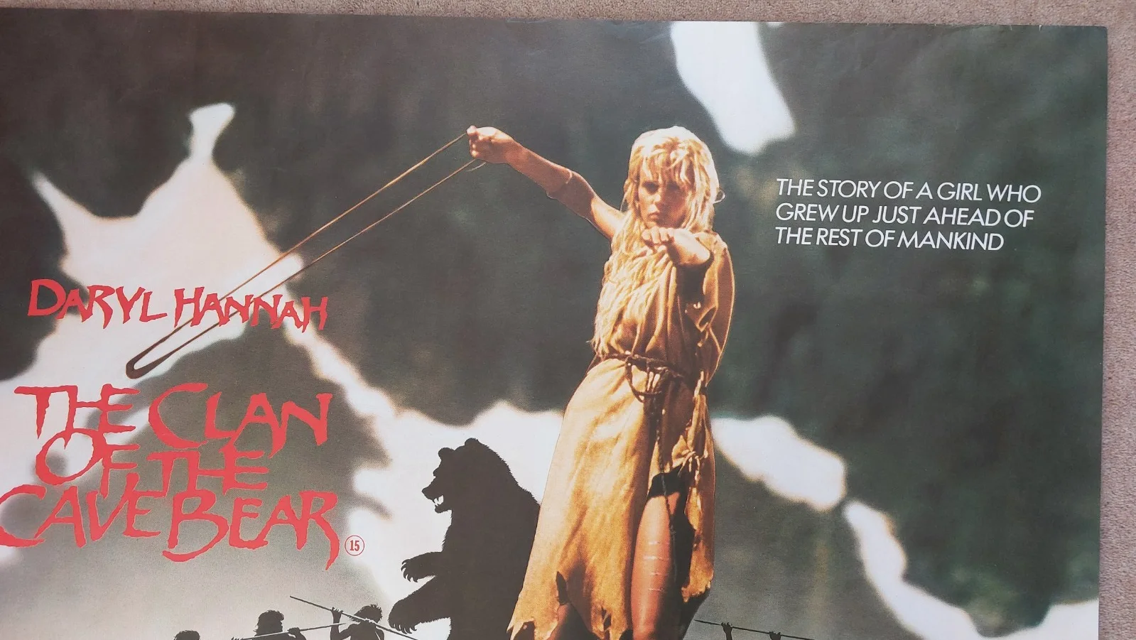 The Clan of the Cave Bear Original UK Quad Poster, изображение 5