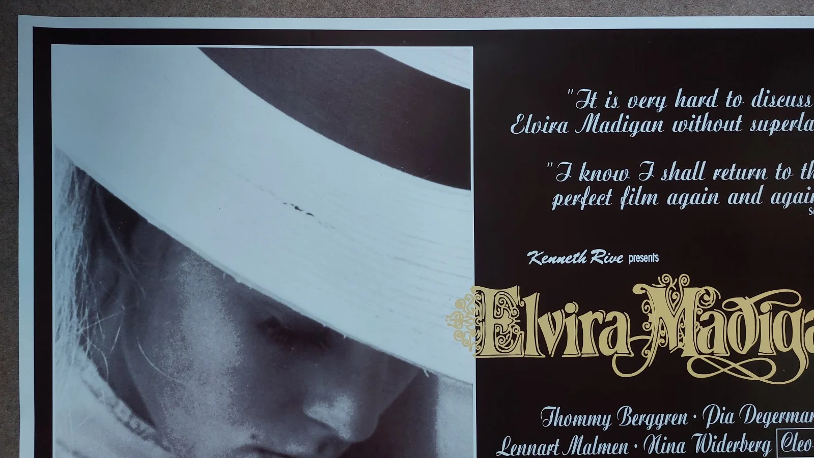 Elvira Madigan RR Original UK Quad Poster, изображение 2