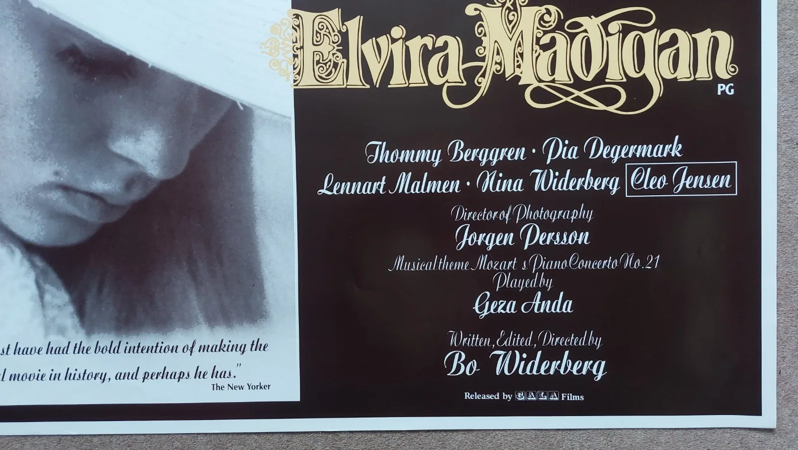Elvira Madigan RR Original UK Quad Poster, изображение 4