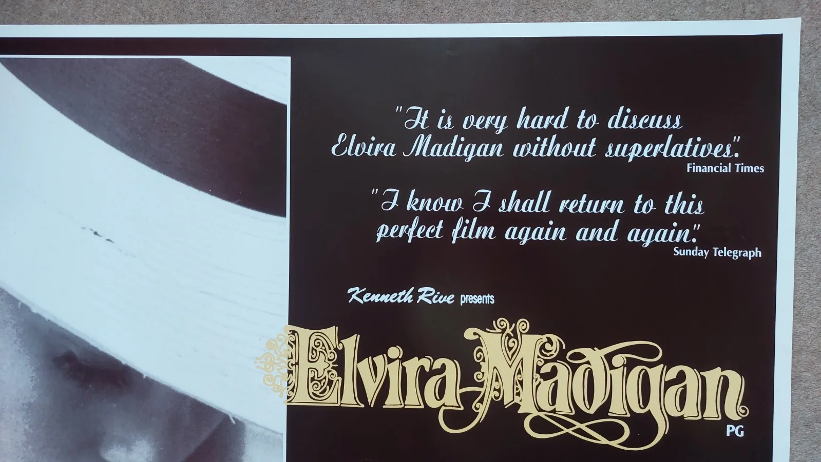 Elvira Madigan RR Original UK Quad Poster, изображение 5