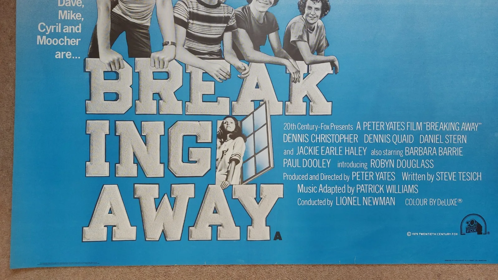 Breaking Away Original UK Quad Poster, image 3