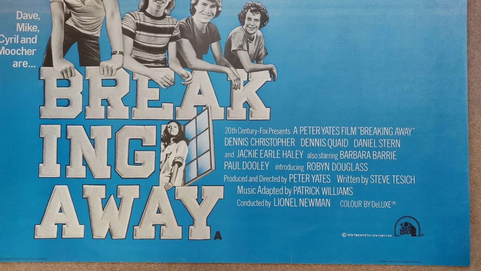 Breaking Away Original UK Quad Poster, image 4