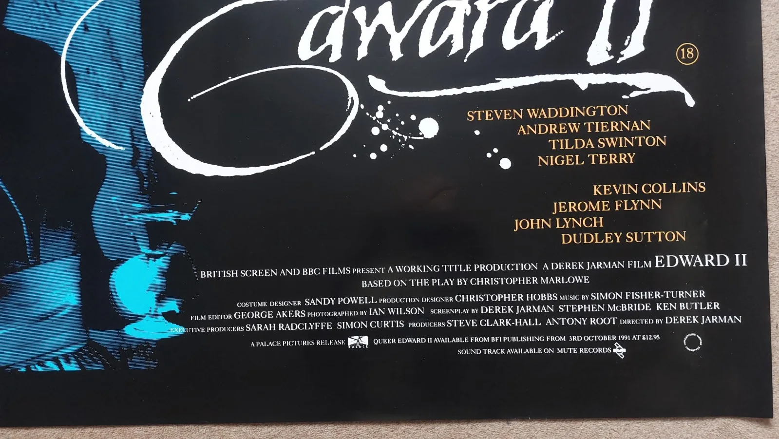 Edward II Original UK Quad Poster, image 4