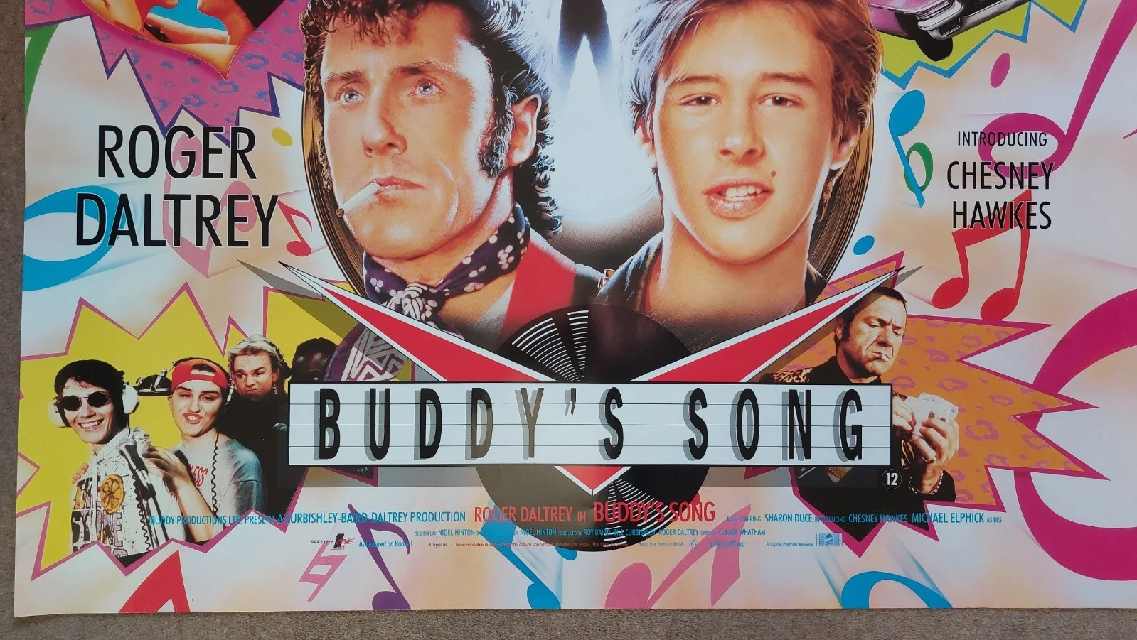 Buddy's Song Original UK Quad Poster, image 3