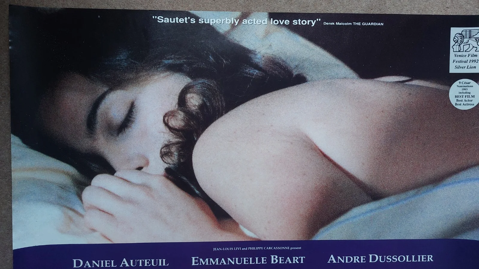 Un Coeur en Hiver (A Heart in Winter) Original UK Quad Poster, изображение 2