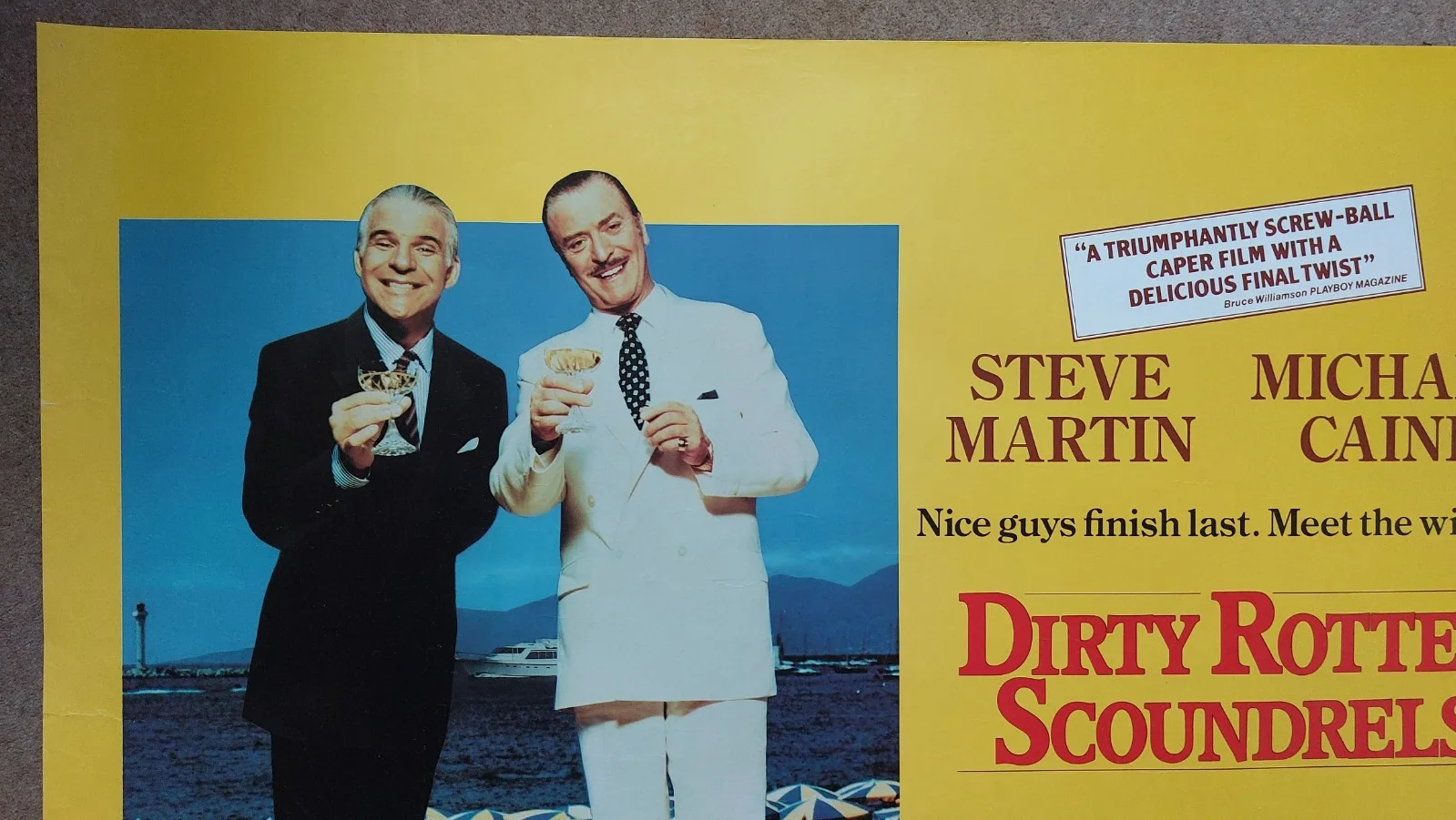 Dirty Rotten Scoundrels Original UK Quad Poster, image 2
