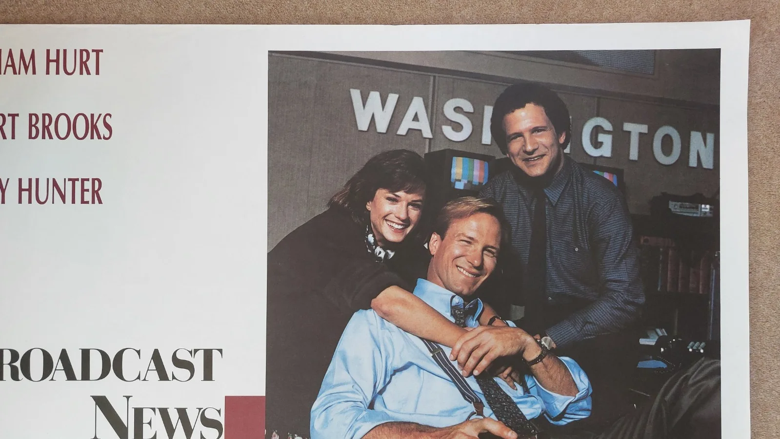 Broadcast News Original UK Quad Poster, image 5