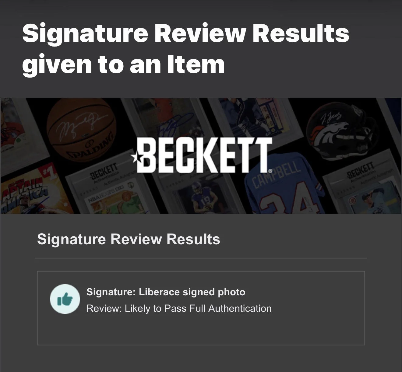 Liberace — Liberace Signed 8x10 Movie Photo Inscription Personal Sketch Beckett Confirmed, изображение 2