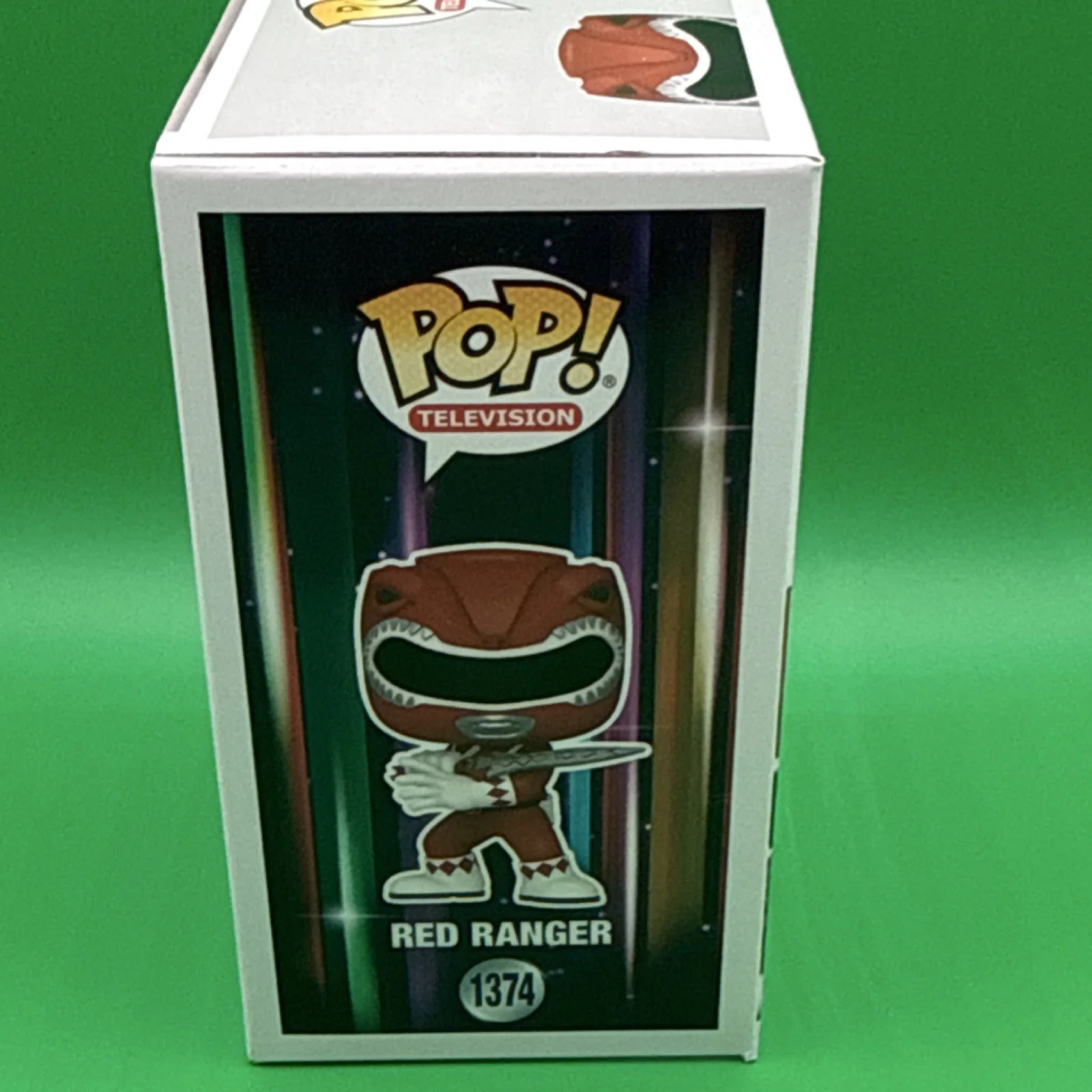 Funko Pop Power Rangers Red Ranger #1374 Signed by Austin St. John, image 5