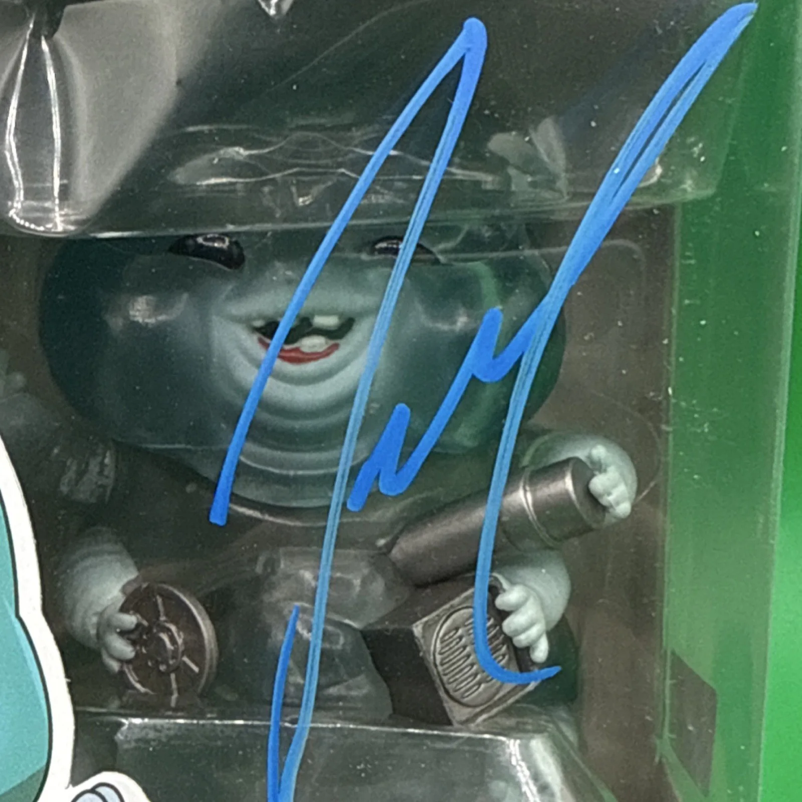 Funko Pop Ghostbusters Afterlife Muncher #929 Signed by Josh Gad, image 2