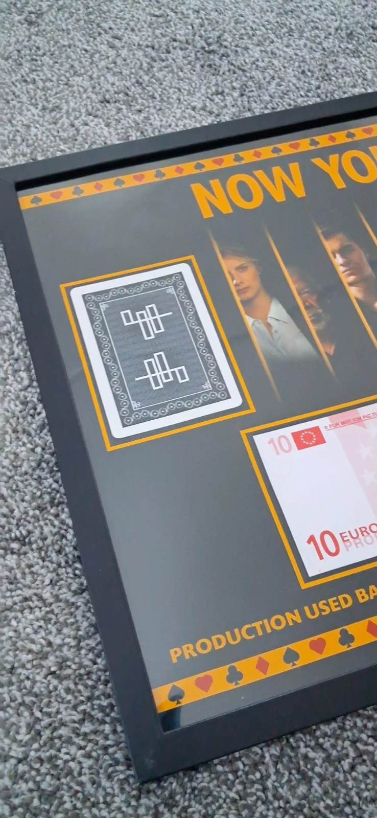 Now You See Me (2013) - Production Used/Made Money & Card Prop - A3 Display, image 2