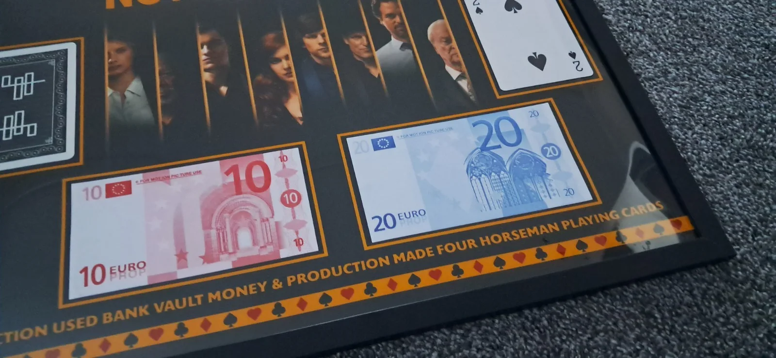 Now You See Me (2013) - Production Used/Made Money & Card Prop - A3 Display, image 3