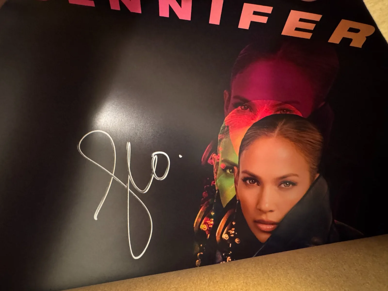 Jennifer Lopez SIGNED POSTER Up All Night Tour 2025 JLO Limited Edition IN HAND, изображение 2