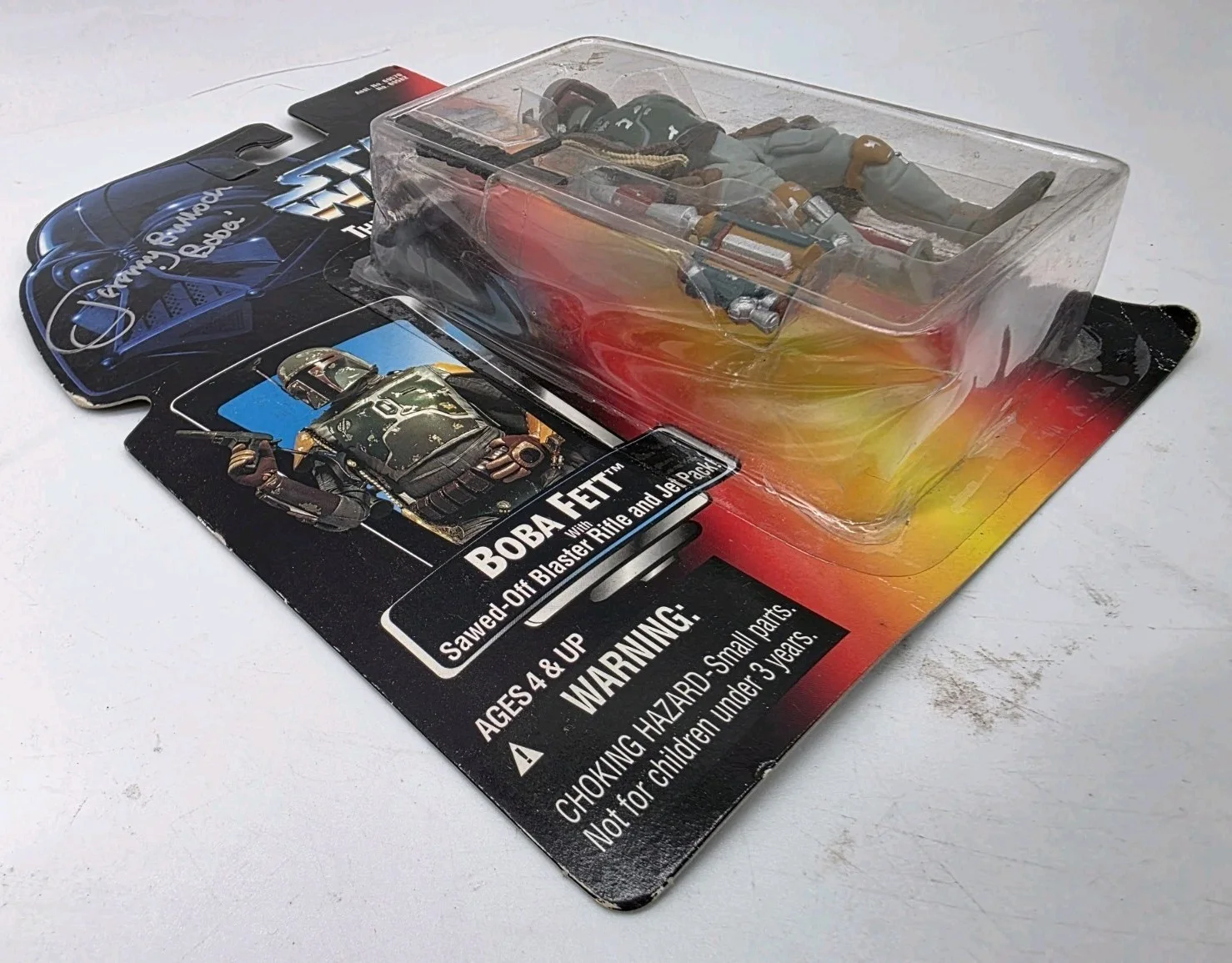 AUTOGRAPHED 1995 STAR WARS Boba Fett Figure JEREMY BULLOCH, изображение 5