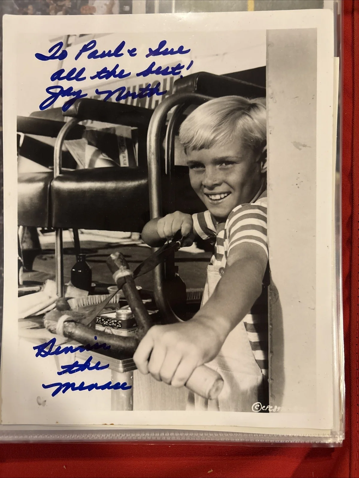 Jay North — Jay North DENNIS THE MENACE Original signed 8X10 Photo, image 4