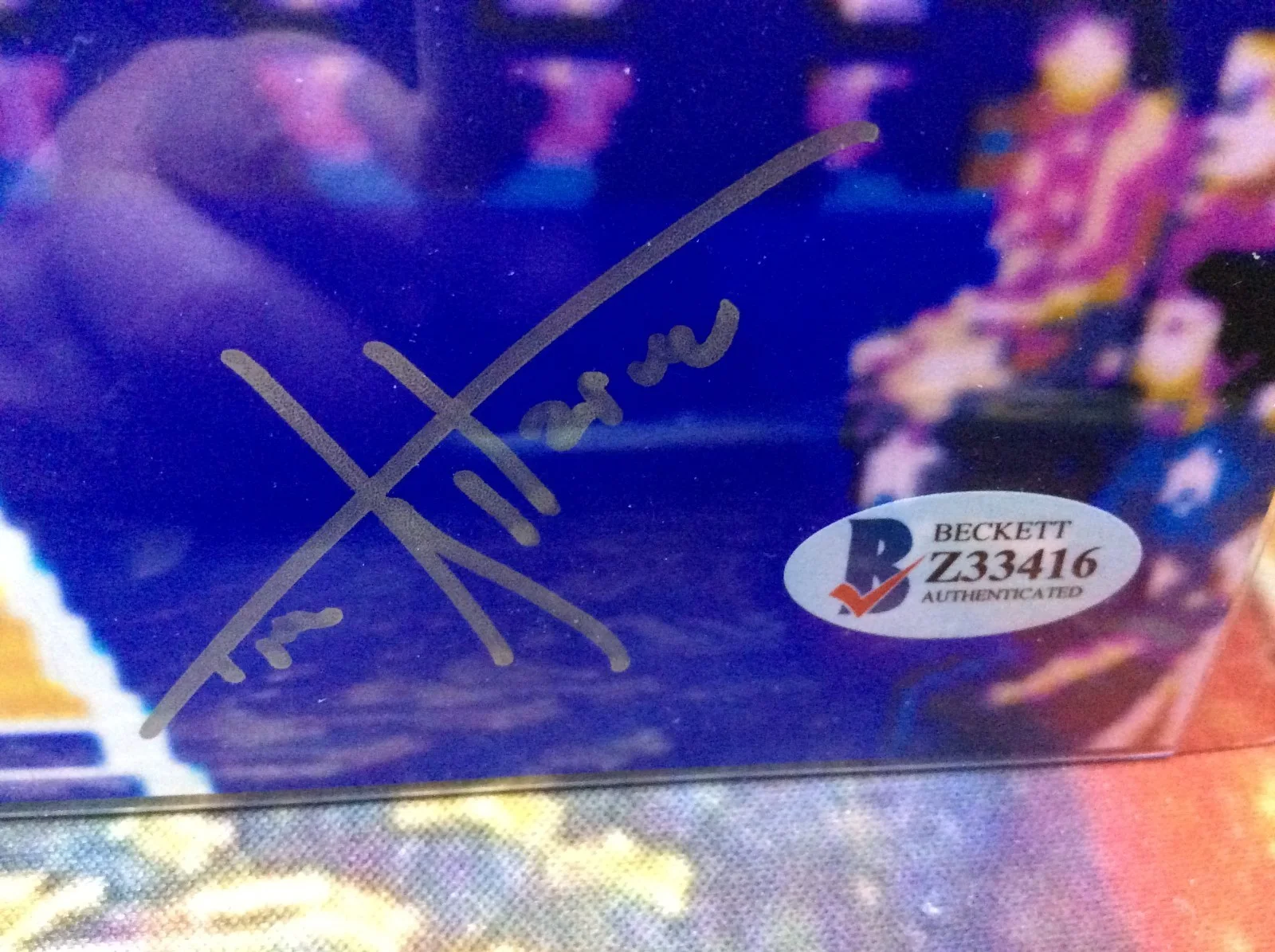 Tim Kitzrow — NBA Jam Voice Actor Tim Kitzrow Signed 8x10 With Beckett COA, image 2