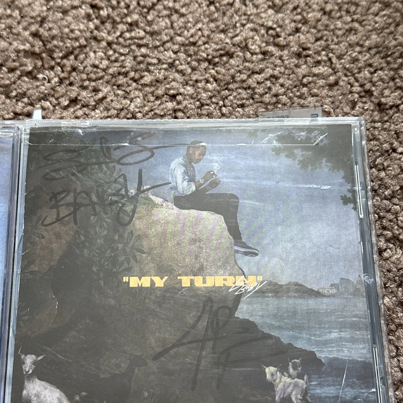 Lil Baby Signed My Turn CD Art Card JSA COA Rapper & CD, image 3