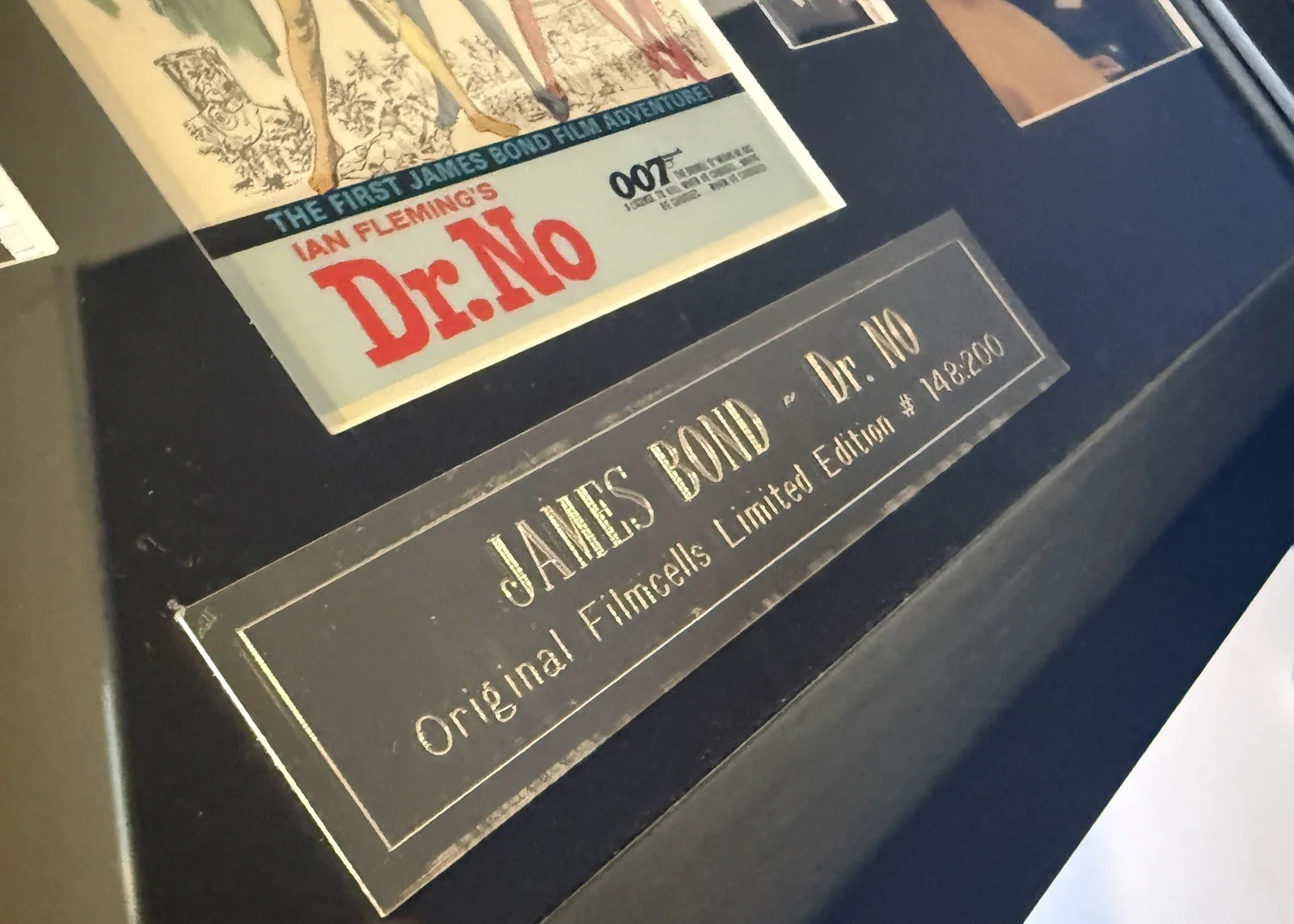 JAMES BOND 007 framed DR. NO original 35mm film cells Sean Connery, image 2