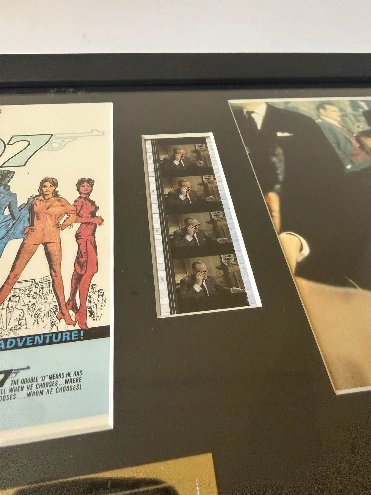 JAMES BOND 007 framed DR. NO original 35mm film cells Sean Connery, image 3