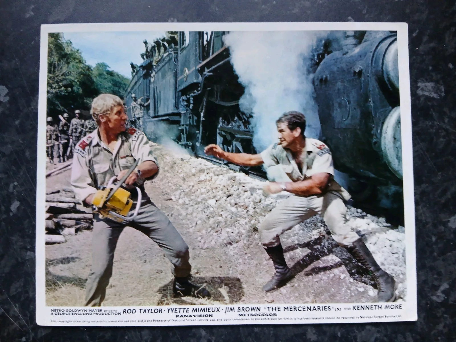 THE MERCENARIES, AKA DARK OF THE SUN. SET OF 8 LOBBY CARDS. ROD TAYLOR, изображение 3