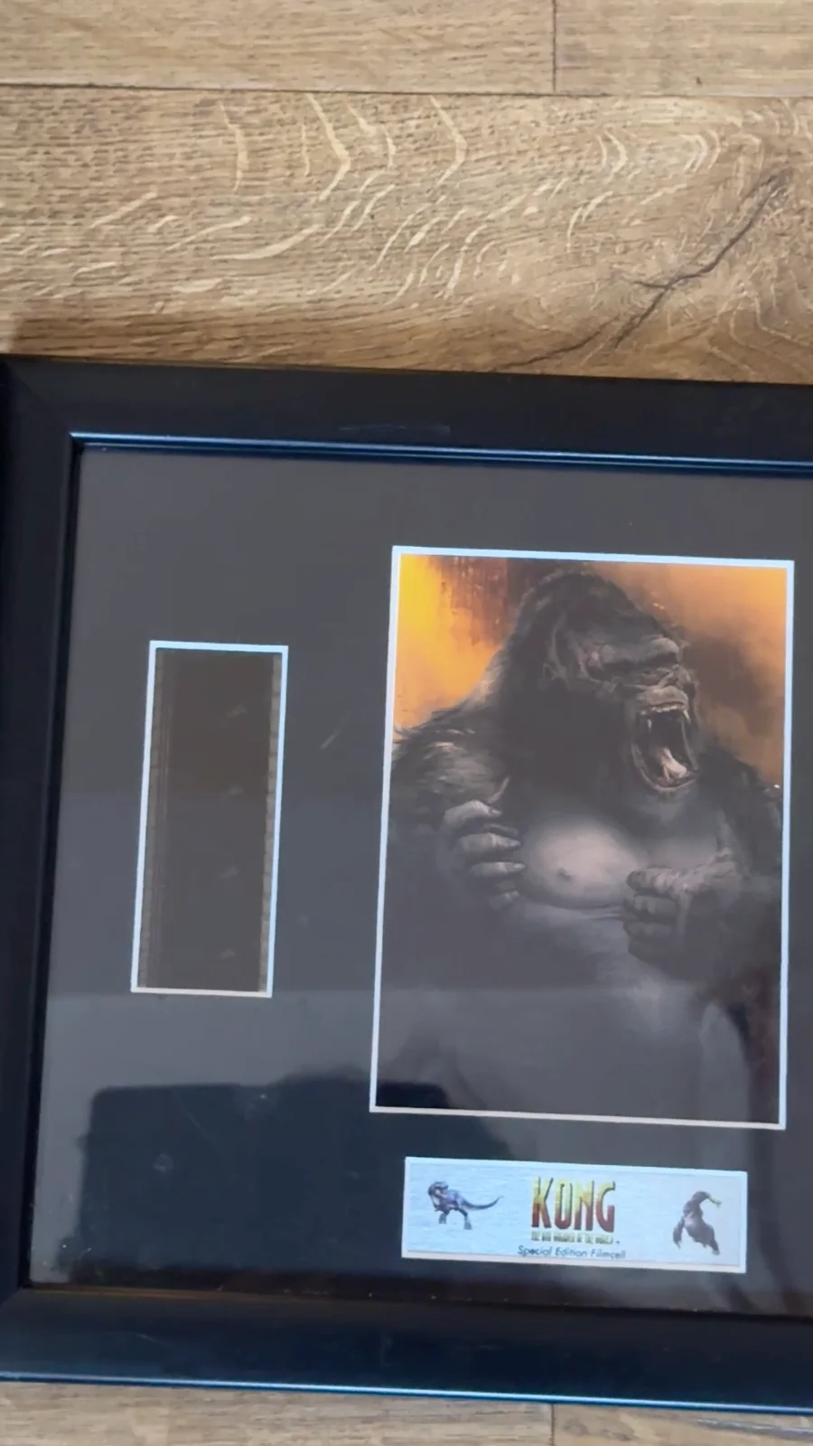 King Kong Limited Edition Framed Movie Filmcell Certificate Of Authenticity, изображение 2