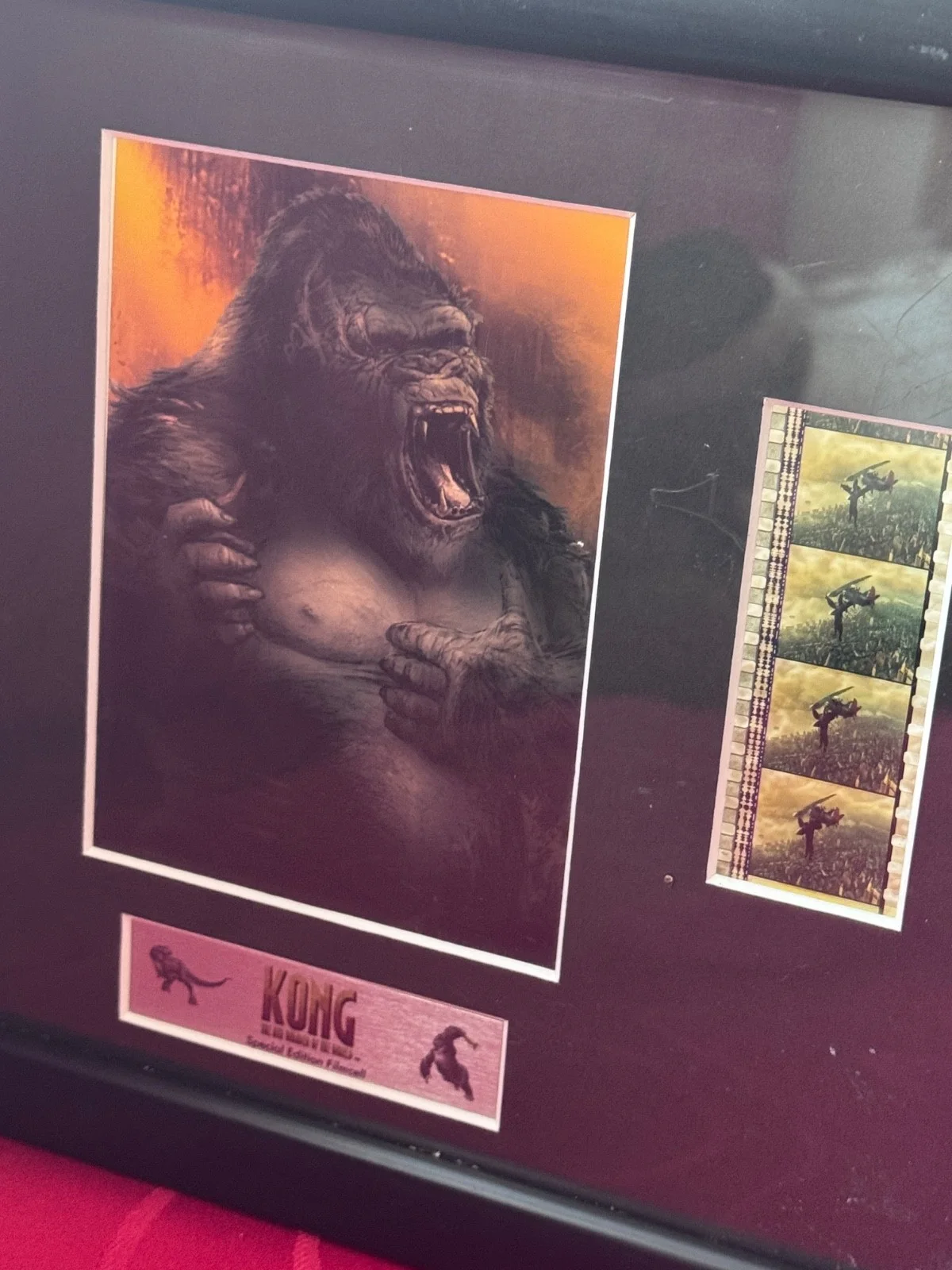 King Kong Limited Edition Framed Movie Filmcell Certificate Of Authenticity, изображение 5