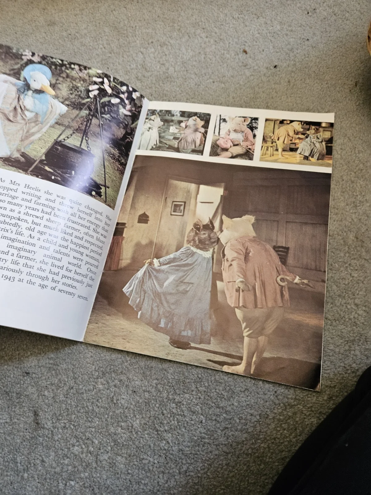 TALES OF BEATRIX POTTER EMI FILM PROGRAMME BY SYDNEY EDWARDS 1971 PAPERBACK BOOK, изображение 5