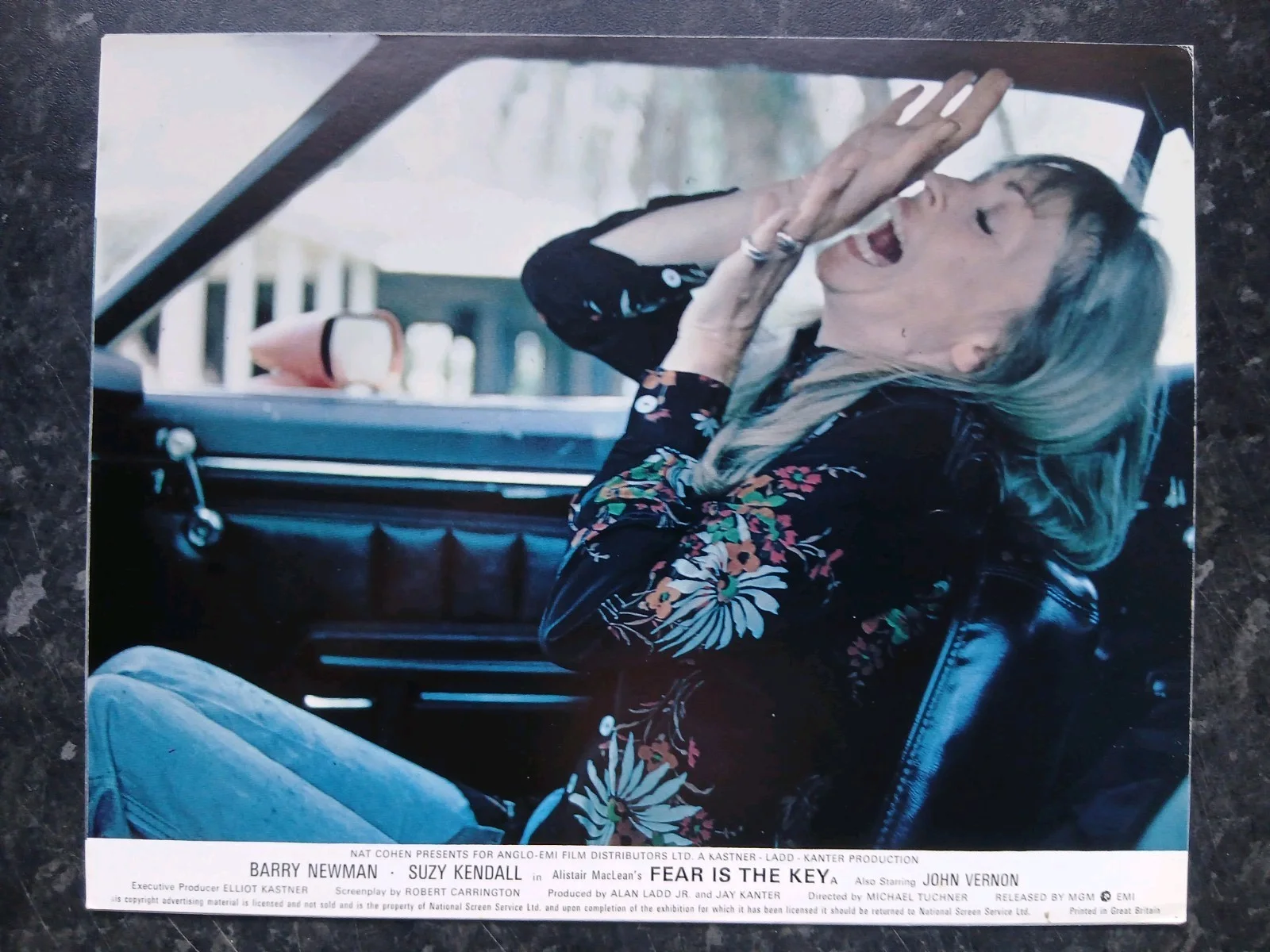 FEAR IS THE KEY, SET OF 8 LOBBY CARDS. BARRY NEWMAN. ALISTAIR MACLEAN, изображение 2