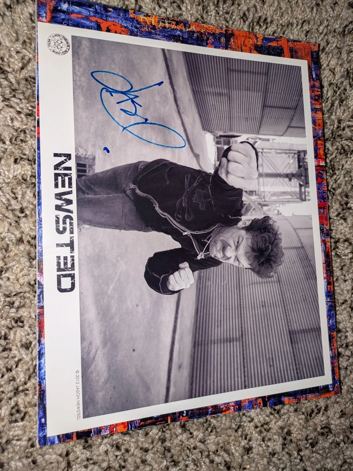 Jason Newsted. Micaela Gallery, 2010. Signed 61/120 + Signed Photo., изображение 5