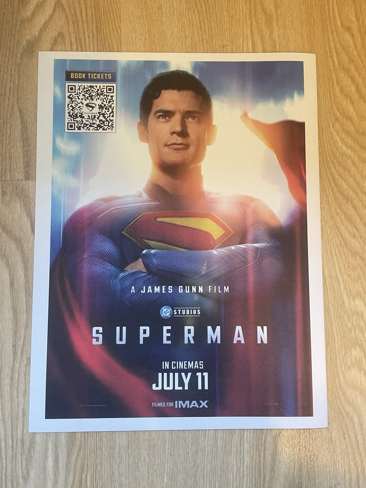 Genuine Daily Planet Superman 2025 Promo Prop Newspaper Rare Limited - unfolded, image 2