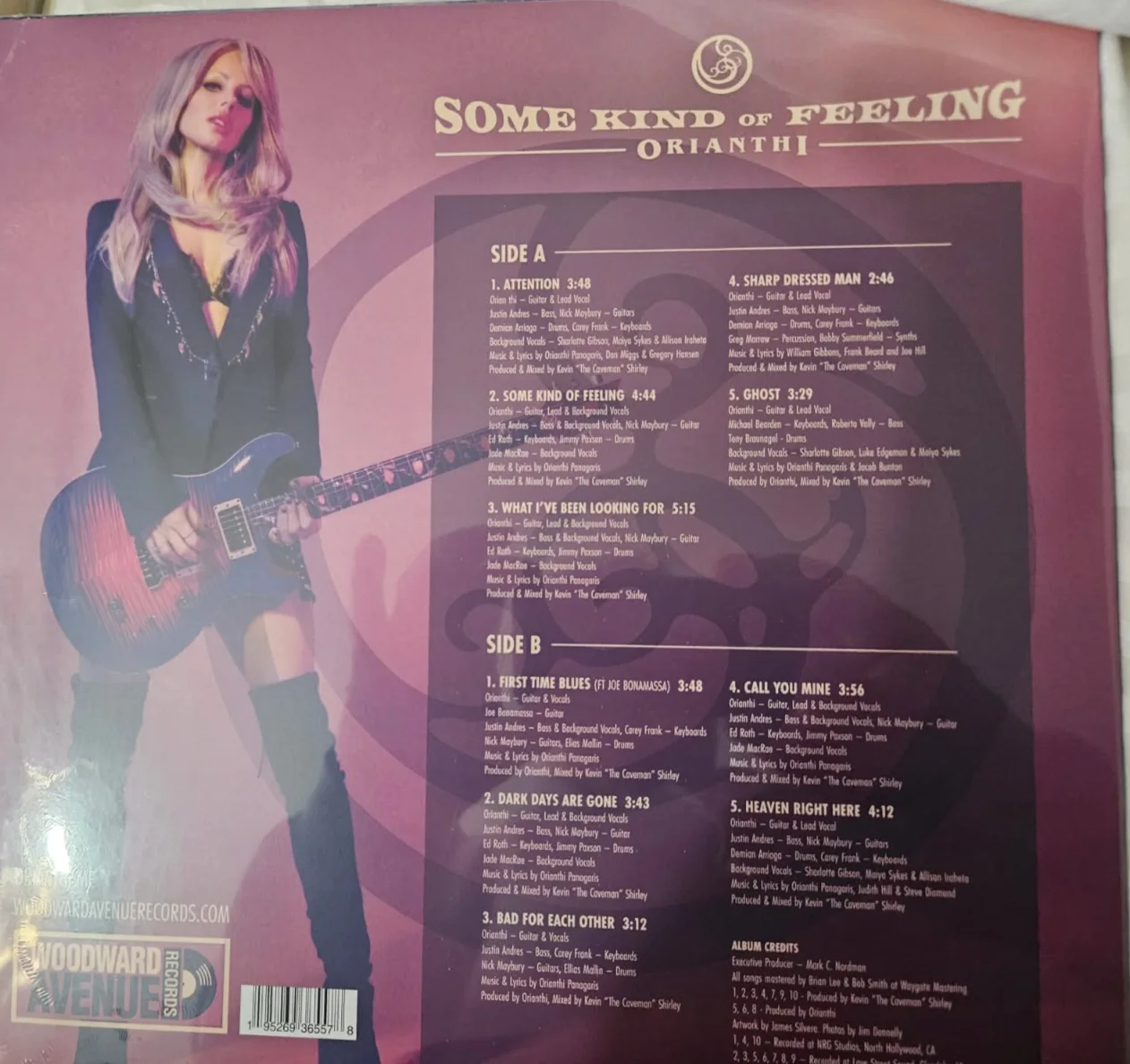 ORIANTHI: SOME KIND OF FEELING autographed insert to Album JSA Certified, изображение 4