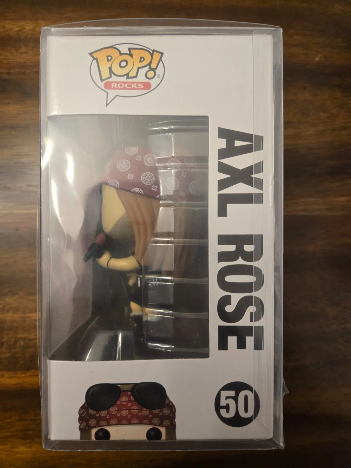 AXL ROSE Autographed Signed GUNS N ROSES Funko POP #50 Mint Condition W/ Case, image 4