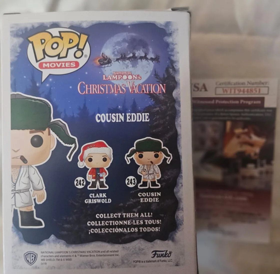Randy Quaid — Christmas Vacation Randy Quaid autographed Shi&^&* Full added POP RED Ink JSA, изображение 4