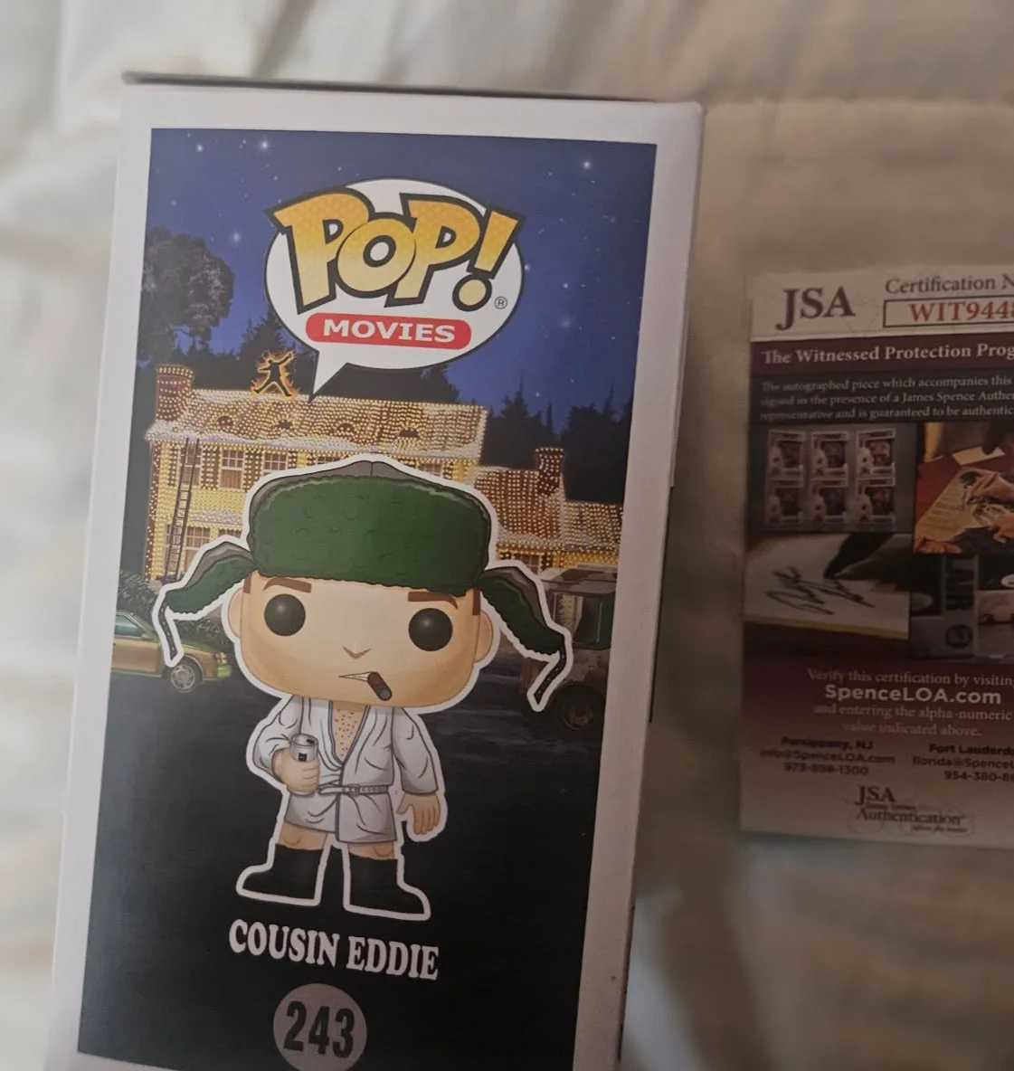 Randy Quaid — Christmas Vacation Randy Quaid autographed Shi&^&* Full added POP RED Ink JSA, изображение 5