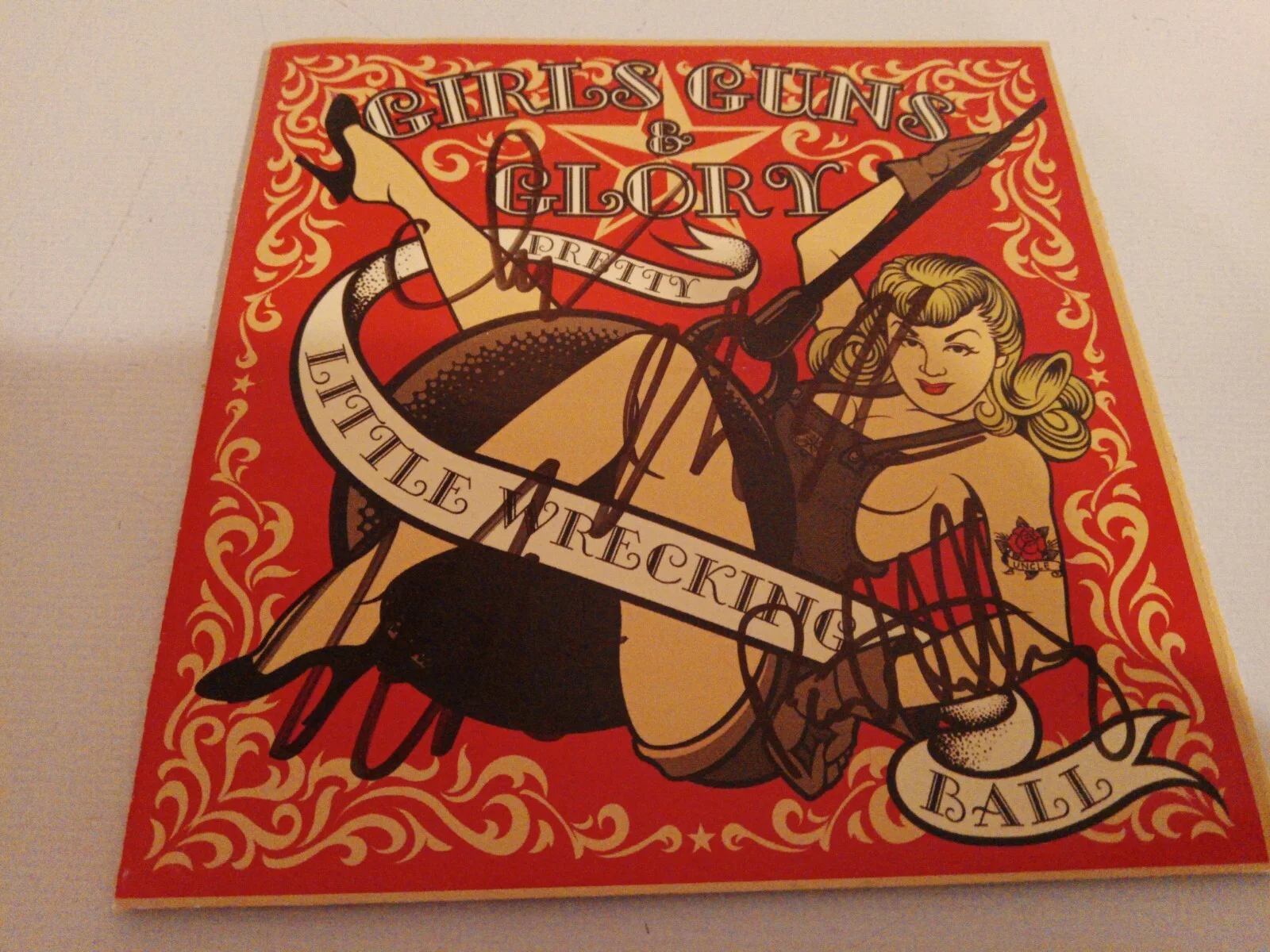 Girls Guns & Glory Autographed Signed CD Booklet ONLY, изображение 2