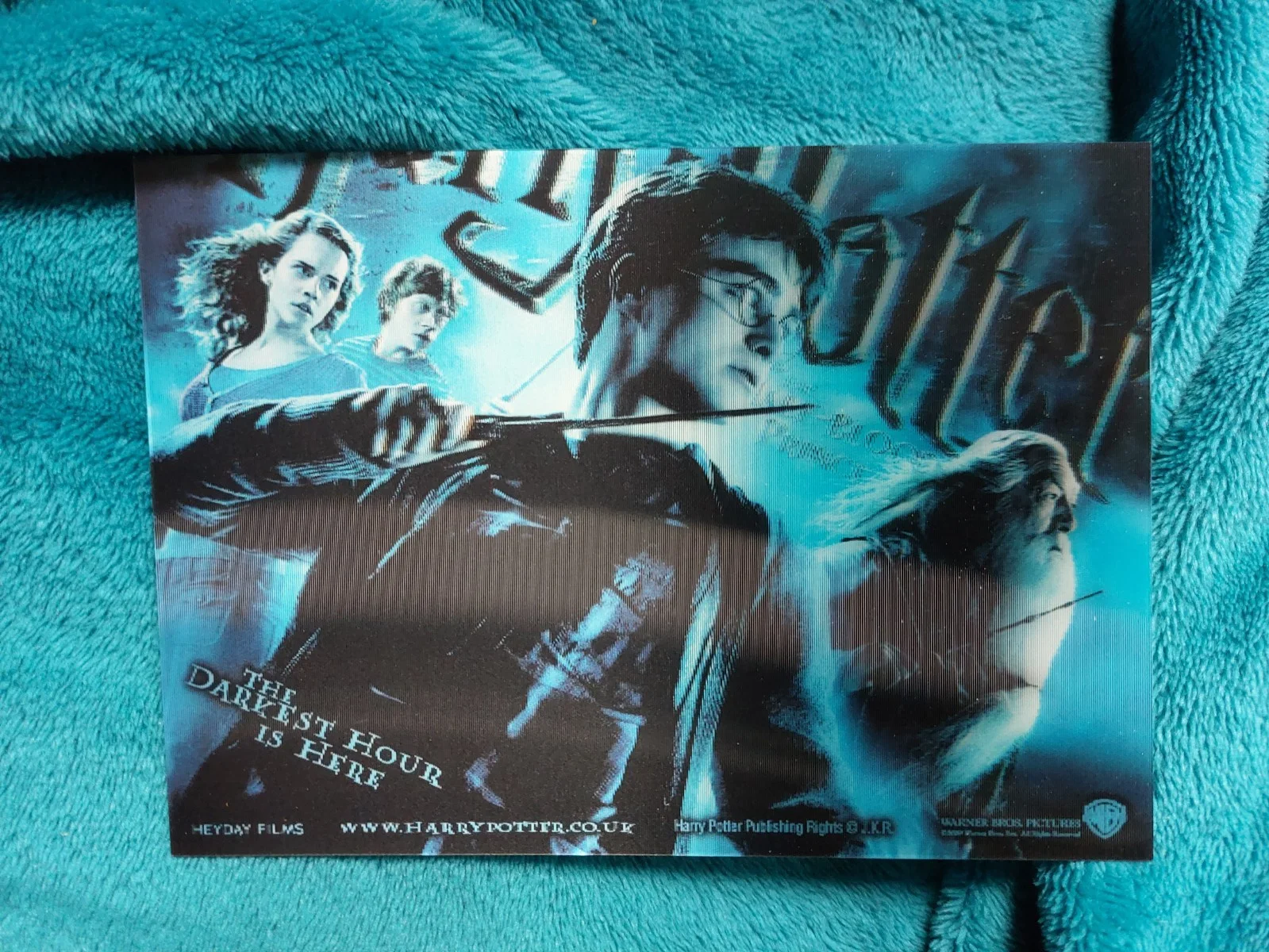 2 lenticular postcard from Harry Potter and the Deathly Hallows Part 1 plus 10x8, изображение 3